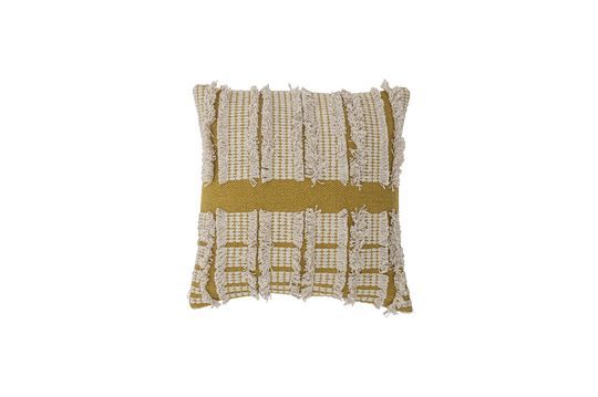Cuscino in cotone giallo Cea