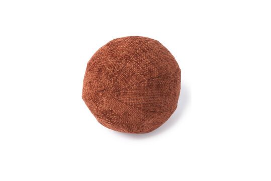 Cuscino in poliestere terracotta Ball