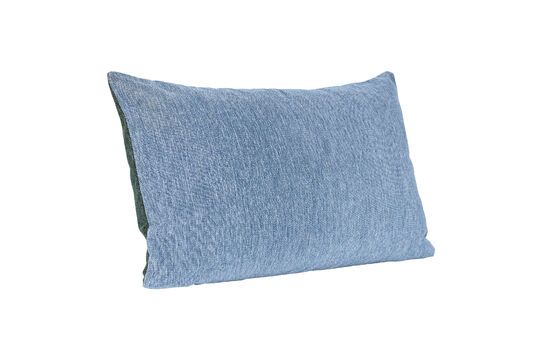 Cuscino in tessuto blu Bliss