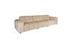Miniatura Divano 4 posti in tessuto beige Hackman 10