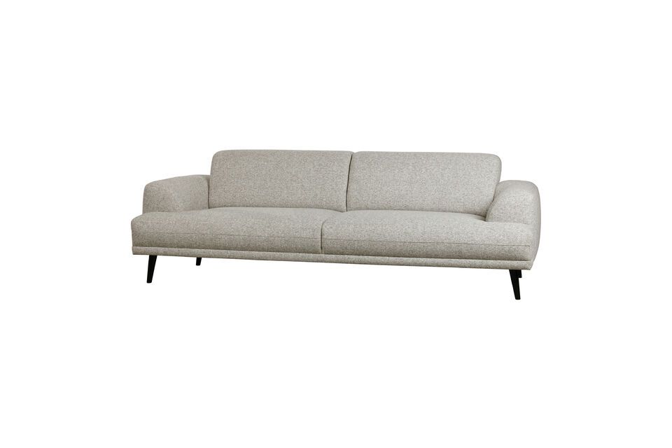 Questo divano a 3 posti Brush è l\'alleato ideale per un salotto caldo e accogliente