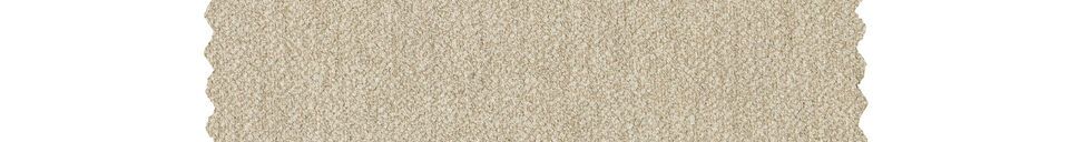 Materiali prima di tutto Divano a 4 posti in tessuto Hang beige