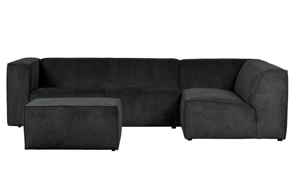 Trasformate il vostro salotto in uno spazio spazioso e confortevole con questo divano angolare di design.