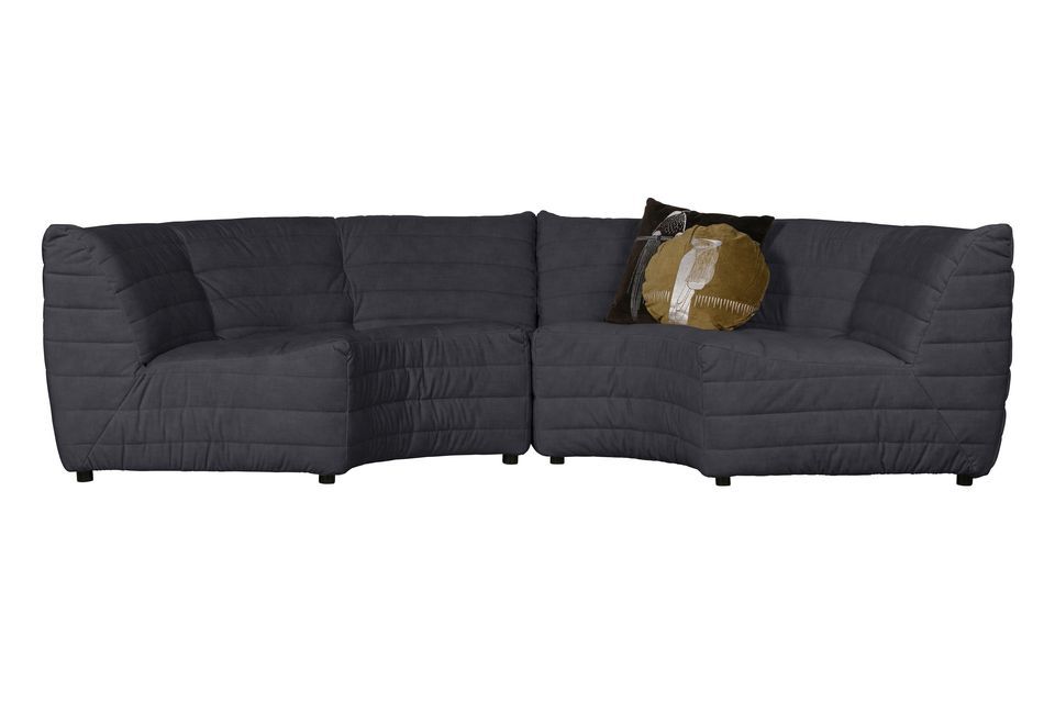 Questo divano angolare può essere utilizzato in combinazione con la panca Bag della stessa