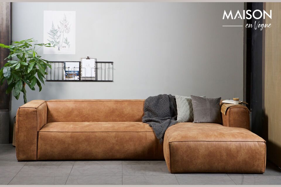 Il divano angolare WOOD Bean è un vero e proprio richiamo per il salotto grazie al suo design super