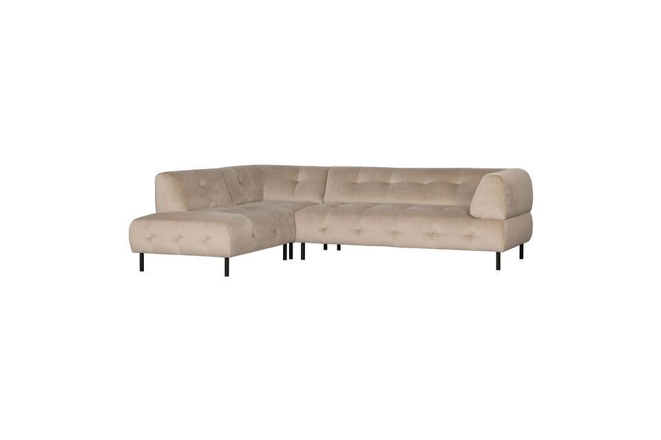 È caratterizzata da linee classiche e pulite e rende i suoi divani una scommessa sicura per
