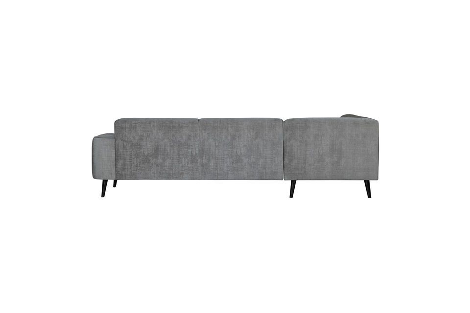 Il divano angolare Brush: confortevole e lussuoso, con un design in velluto testurizzato