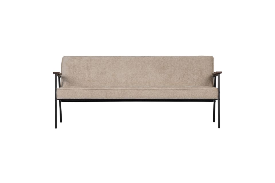 Divano in velluto beige Elizabeth Woood