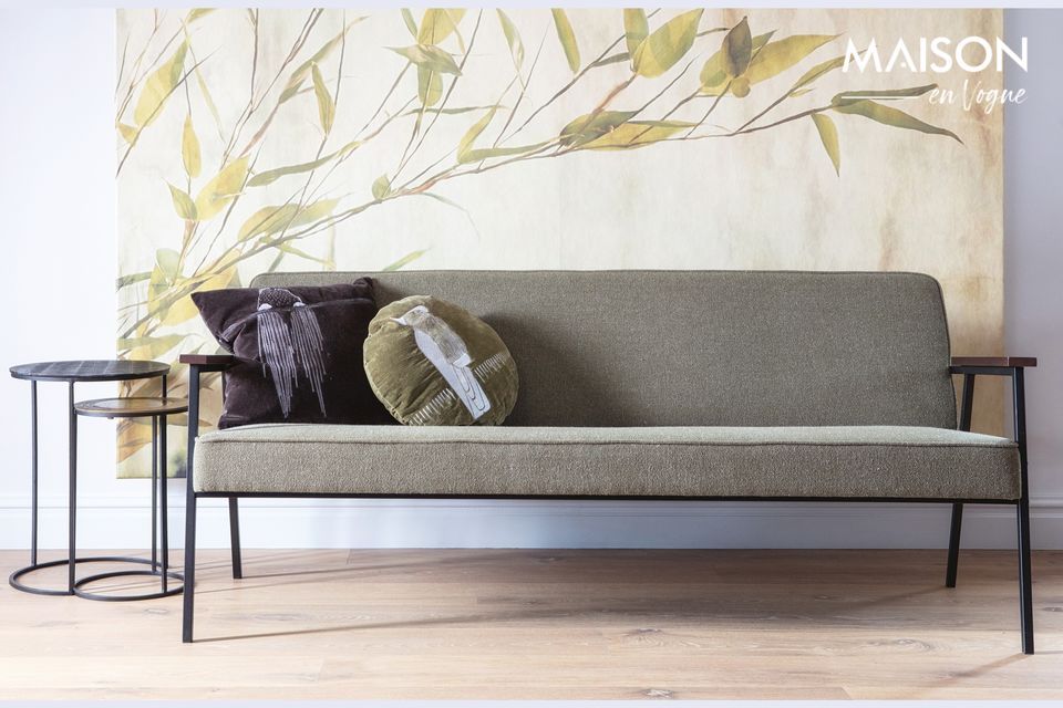Un divano vintage e confortevole