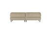 Miniatura Divano Lloyd a 4 posti in velluto beige 4