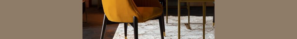 Materiali prima di tutto Dolly Poltrona in velluto ocra