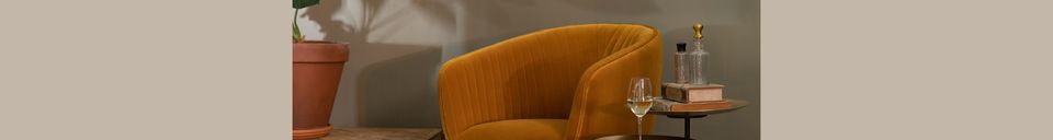 Materiali prima di tutto Dolly Poltrona lounge ocra