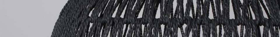 Materiali prima di tutto Drop Cavo di sospensione nero