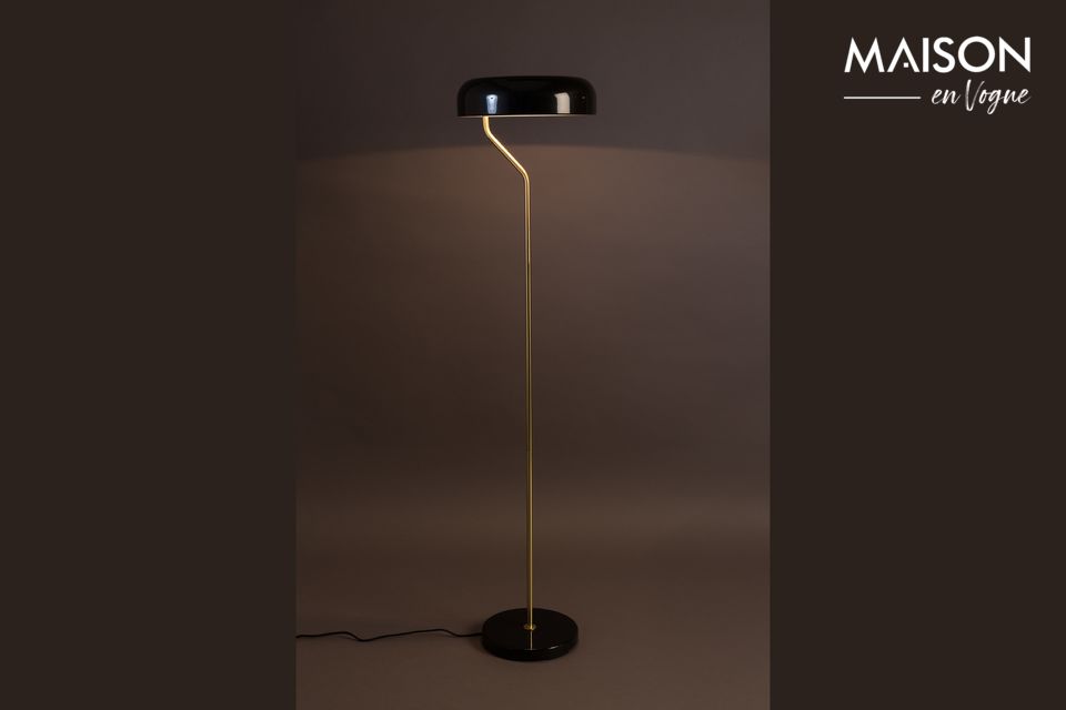 Eclipse Lampada da terra nero e oro DutchBone