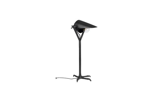 Falcon Lampada da tavolo nera Foto ritagliata