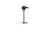 Miniatura Falcon Lampada da tavolo nera Foto ritagliata