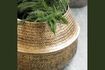 Miniatura Fioriera in alluminio con finitura in ottone Rattan 2