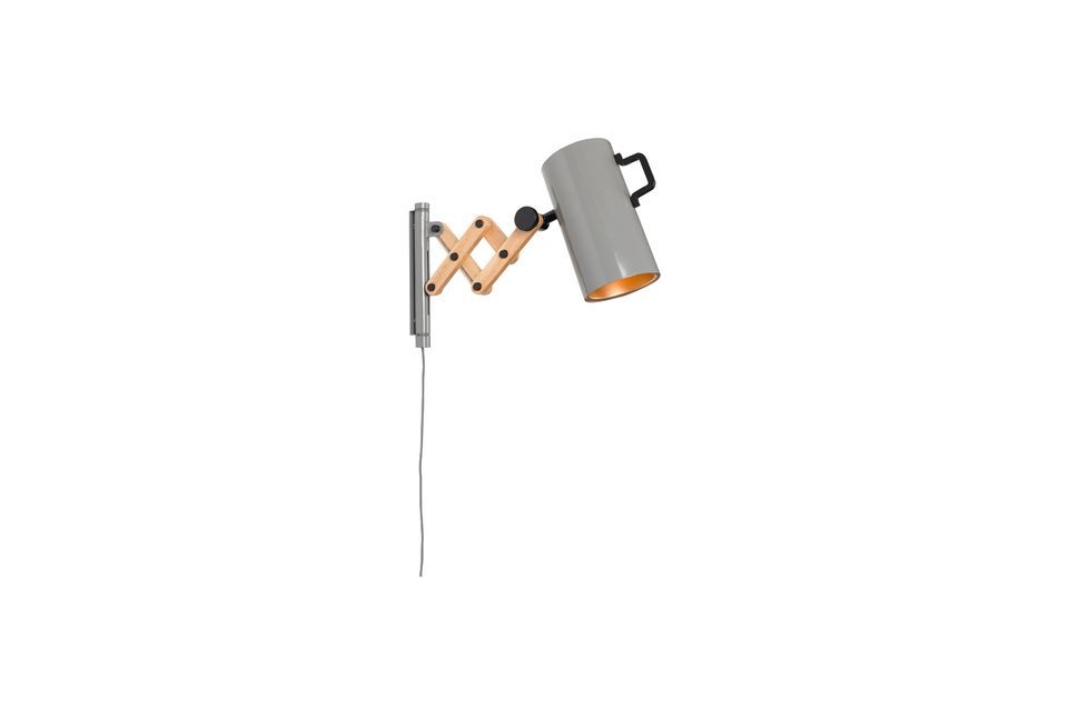 Flex lampada da parete grigia chiara - 7
