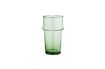 Miniatura Grande bicchiere da acqua in vetro Beldi verde 1