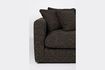 Miniatura Grande divano a 3 posti in tessuto marrone Sense 3
