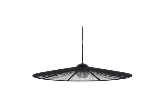 Grande lampadario a sospensione in ferro nero Belle Pendant Foto ritagliata