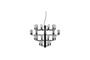 Miniatura Grande lampadario in metallo e marmo nero Amp Foto ritagliata