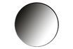 Miniatura Grande specchio rotondo in metallo nero Doutzen 1
