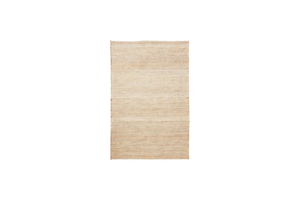 Grande tappeto in tessuto beige Mara House Doctor