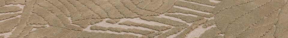 Materiali prima di tutto Grande tappeto in tessuto design Naya