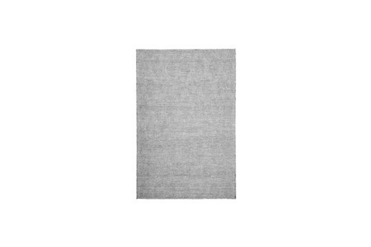 Grande tappeto in tessuto grigio Mara