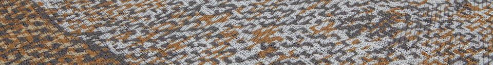 Materiali prima di tutto Grande tappeto in tessuto multicolore Cira