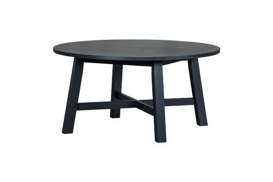 Grande tavolo in legno nero Benson Foto ritagliata