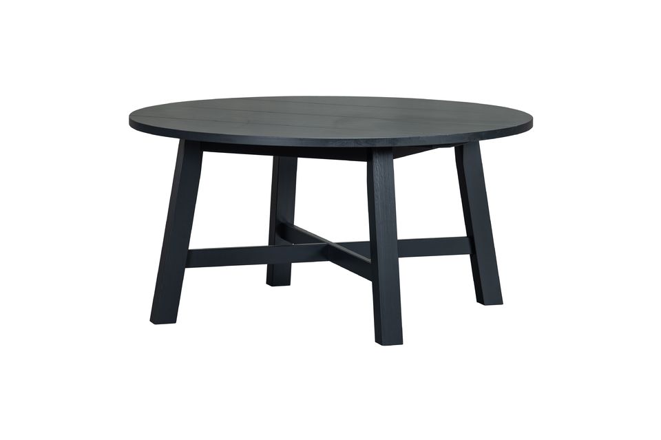 Grande tavolo in legno nero Benson Woood