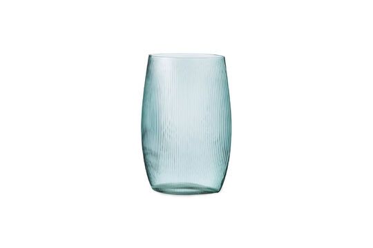Grande vaso in vetro blu Step