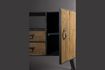 Miniatura High Gin Credenza in legno e metallo 4