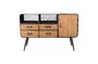 Miniatura High Gin Credenza in legno e metallo Foto ritagliata