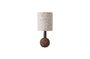 Miniatura Hombourg lampada da tavolo in terracotta marrone Foto ritagliata