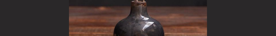 Materiali prima di tutto Houlle Piccolo vaso di ceramica grigio-nero