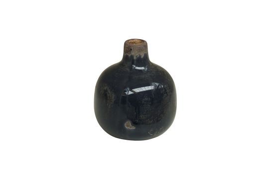 Houlle Piccolo vaso di ceramica grigio-nero Foto ritagliata
