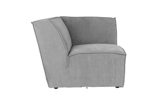 James Rib pezzo d'angolo grigio per divano Foto ritagliata
