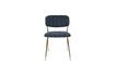 Miniatura Jolien Chair oro e blu scuro 8