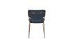 Miniatura Jolien Chair oro e blu scuro 11