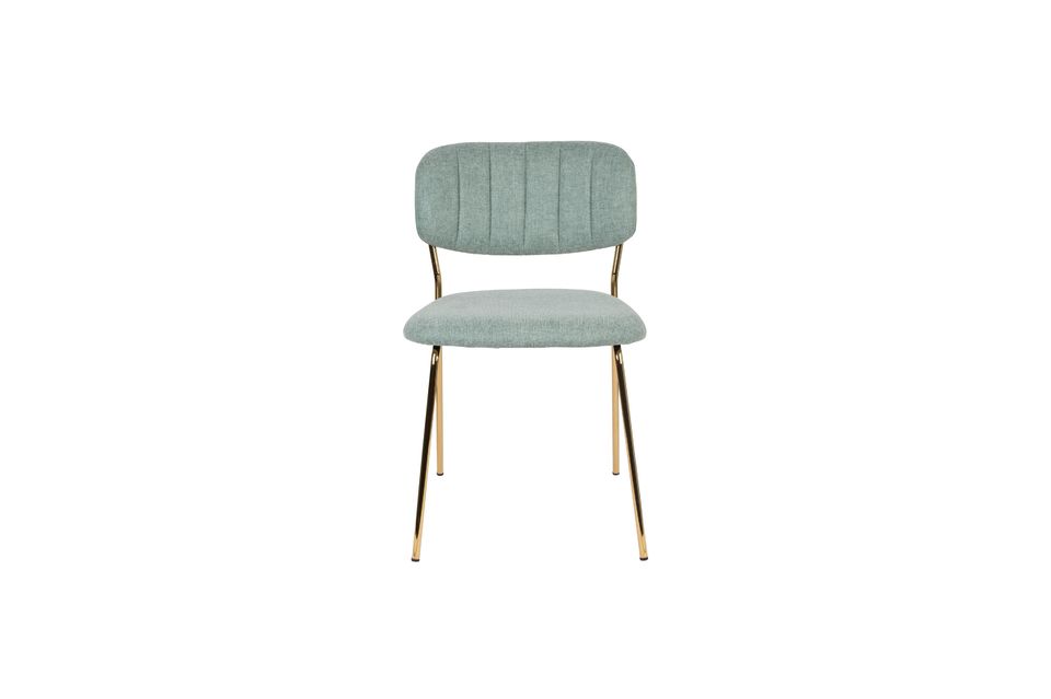 Jolien Chair oro e verde chiaro - 5