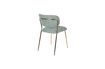 Miniatura Jolien Chair oro e verde chiaro 9