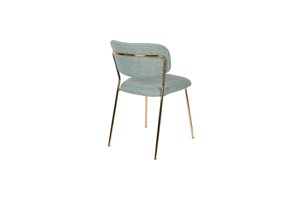 Jolien Chair oro e verde chiaro - 7