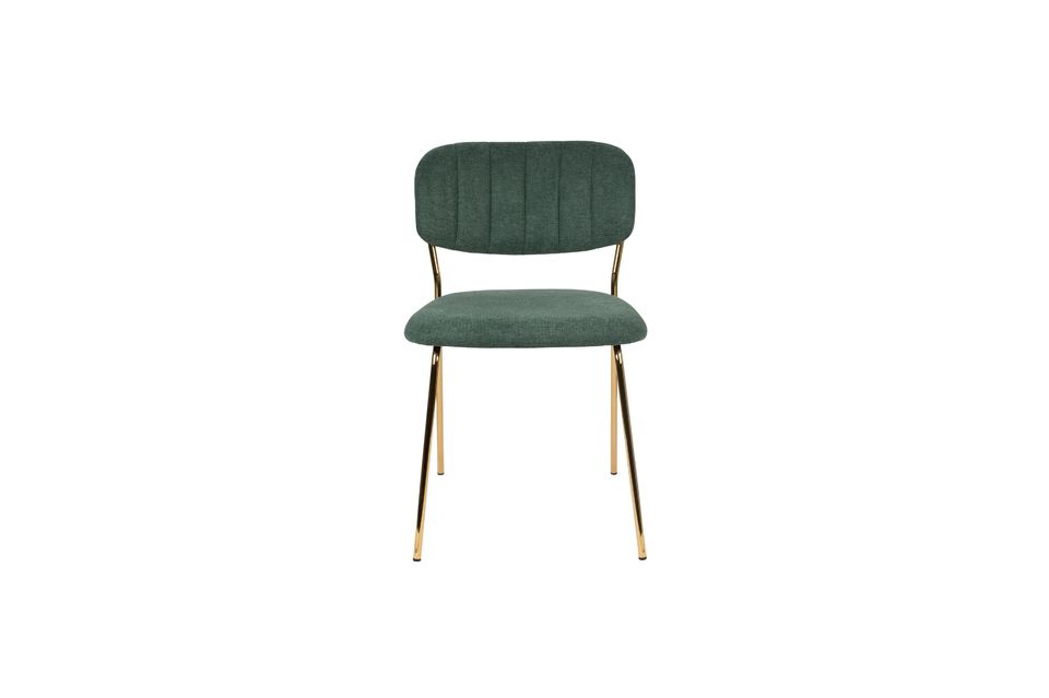 Jolien Chair oro e verde scuro - 6