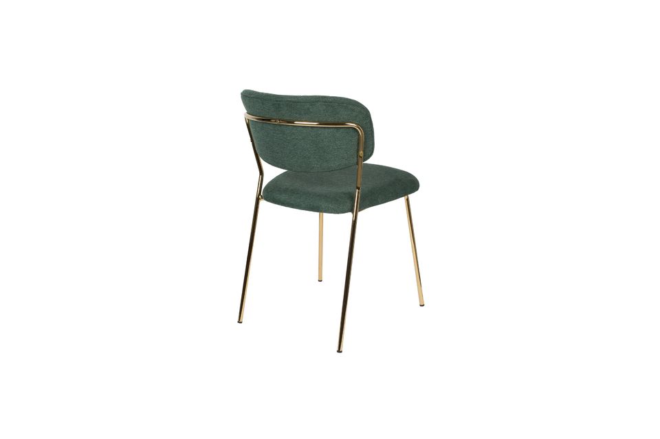 Jolien Chair oro e verde scuro - 8