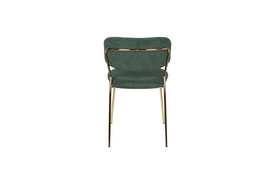 Jolien Chair oro e verde scuro - 9