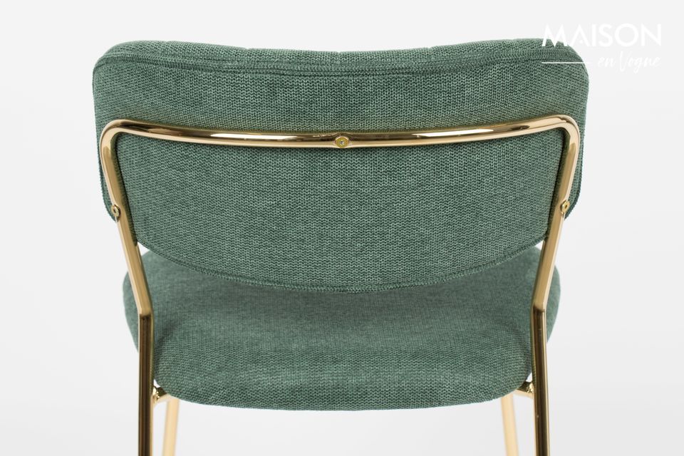 Jolien Chair oro e verde scuro - 4