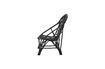 Miniatura Joline Sedia lounge in rattan nero 5